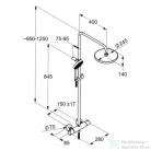 Kludi A-QA Thermostat Dual Shower System 6619505-00