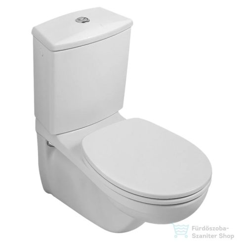 Villeroy & Boch O.Novo falra szerelhető monoblokkos wc, CeramicPlus bevonattal 6623 10 R1 ( 662310R1 )