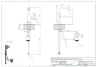 Bugnatese SIMPLE bidet csaptelep automata leeresztővel,PVD fényes rame 6625PR