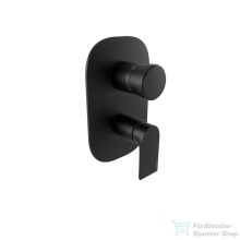   Bugnatese Simple Fal alatti 4 állású csaptelep matt fekete színben 6632NE