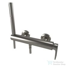   Bugnatese Simple zuhanycsaptelep zuhanyszettel,szálcsiszolt nikkel 6635NS