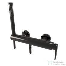   Bugnatese Simple zuhany csaptelep zuhanyszettel, PVD fekete 6635PT