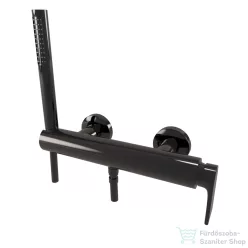   Bugnatese Simple zuhany csaptelep zuhanyszettel, PVD fekete 6635PT