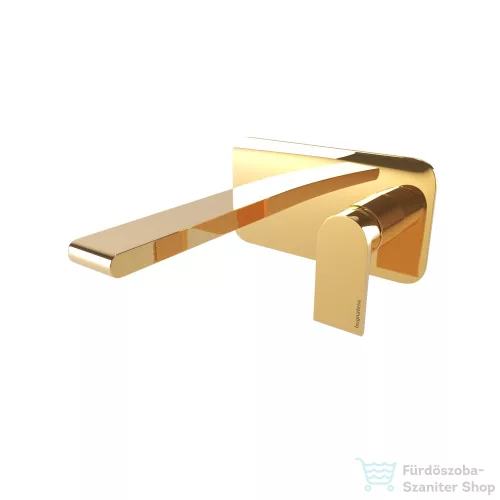 Bugnatese SIMPLE falsík alatti mosdó csaptelep 15,7 cm-es kifolyóval,belső egységgel,PVD arany 6643PO