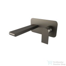   Bugnatese SIMPLE falsík alatti mosdó csaptelep 15,7 cm-es kifolyóval,belső egységgel,click-clack leeresztővel,grafit 6643SCGF