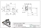 Bugnatese SIMPLE falsík alatti mosdó csaptelep 15,7 cm-es kifolyóval,belső egységgel,click-clack leeresztővel,PVD fekete 6643SCPT