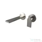 Bugnatese SIMPLE Fali mosdó csaptelep 15,5 cm kifolyóval szálcsiszolt nikkel színben, leeresztő nélkül,  6645NS