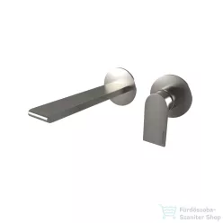   Bugnatese SIMPLE Fali mosdó csaptelep 15,5 cm kifolyóval szálcsiszolt nikkel színben, leeresztő nélkül,  6645NS