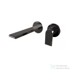 Bugnatese SIMPLE falsík alatti mosdó csaptelep 15,8 cm-es kifolyóval,belső egységgel,PVD fekete 6645PT