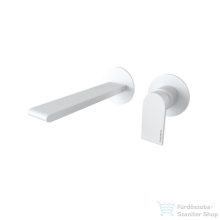   Bugnatese SIMPLE falsík alatti mosdó csaptelep 15,8 cm-es kifolyóval,click-clack leeresztővel,belső egységgel,matt fehér 6645SCBI