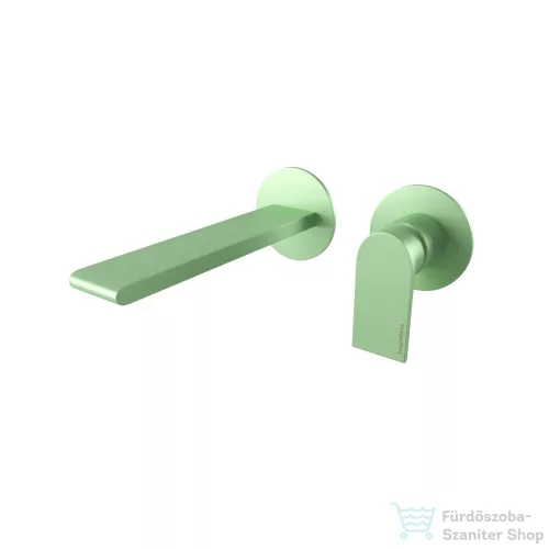 Bugnatese SIMPLE falsík alatti mosdó csaptelep 15,8 cm-es kifolyóval,belső egységgel,pasztell zöld 6645VP