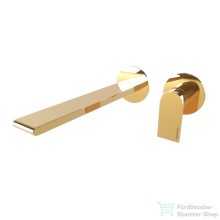   Bugnatese SIMPLE falsík alatti mosdó csaptelep 21,4 cm-es kifolyóval,belső egységgel,PVD arany 6646PO