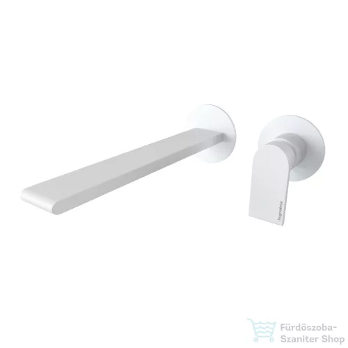 Bugnatese SIMPLE falsík alatti mosdó csaptelep 21,4 cm kifolyóval,click-clack leeresztővel,belső egységgel,matt fehér 6646SCBI