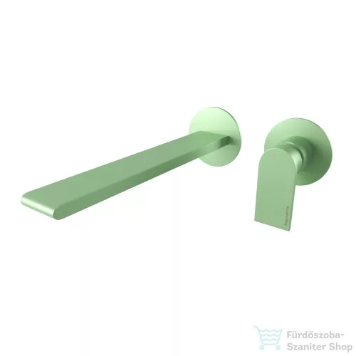 Bugnatese SIMPLE falsík alatti mosdó csaptelep 21,4 cm-es kifolyóval,belső egységgel,pasztell zöld 6646VP