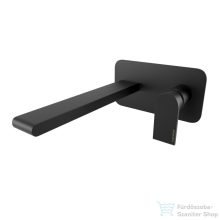   Bugnatese SIMPLE Fali mosdó csaptelep 21 cm kifolyóval fekete színben 6647NE