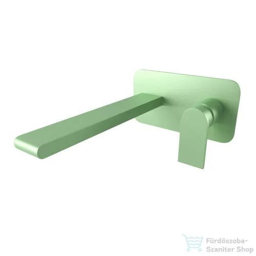 Bugnatese SIMPLE falsík alatti mosdó csaptelep 21 cm-es kifolyóval,belső egységgel,pasztell zöld 6647VP