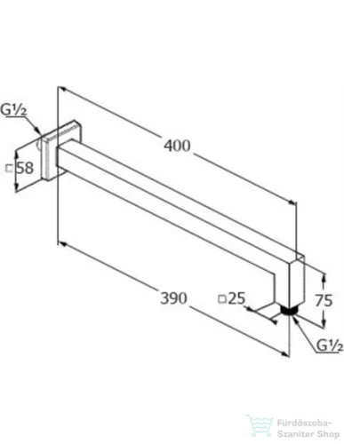 Kludi A-QA zuhanykar 6654405-00