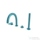 Bugnatese SIMPLE 4 üléses kád csaptelep zuhanyszettel,Pasztell türkizkék 6655TP