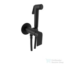   Bugnatese SIMPLE falsík alatti bidé szett belső egységgel,biztonsági szeleppel,matt fekete 6693SNE