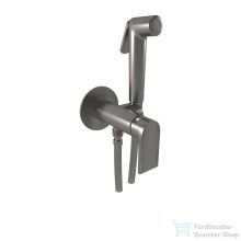   Bugnatese SIMPLE falsík alatti bidé szett belső egységgel,biztonsági szeleppel,szálcsiszolt nikkel 6693SNS