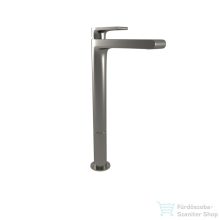   Bugnatese SIMPLE magasított mosdó csaptelep, leeresztő nélkül, szálcsiszolt nikkel 6697SNS