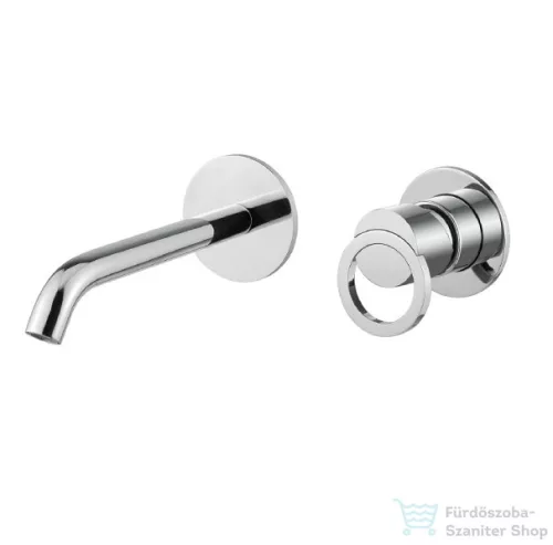 Bugnatese B-Color falsík alatti mosdócsaptelep 22 cm-es kifolyóval,belső egységgel,click-clack leeresztővel,króm 6746SCCR