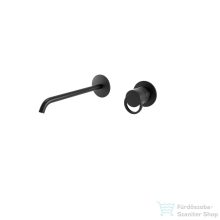   Bugnatese B-Color falsík alatti mosdócsaptelep 22 cm-es kifolyóval,belső egységgel,click-clack leeresztővel,matt fekete 6746SCNE