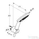 Kludi Freshline 3s zuhanyszett kádhoz  6795091-00