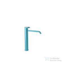   Bugnatese B-COLOR magasított mosdó csaptelep click-clack leeresztővel,pasztell türkizkék 6797SCTP