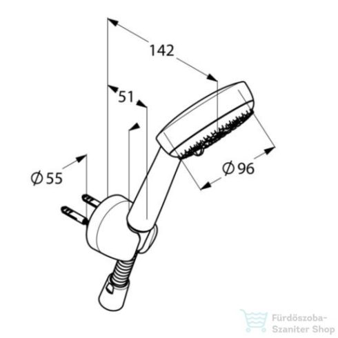 Kludi Logo zuhanyszett kádhoz 3s 6803005-00
