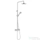 Kludi DIVE DSS termosztátos zuhanyrendszer 20 cm-es fejzuhannyal,zuhanyszettel,króm 6807905-00