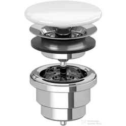   Villeroy & Boch nem zárható leeresztő, 75x110x75mm, alpin fehér 68080001