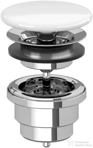 Villeroy & Boch nem zárható leeresztő, 75x110x75mm, alpin fehér 68080001