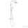Kludi Logo Thermostat Dual shower system 6809505-00