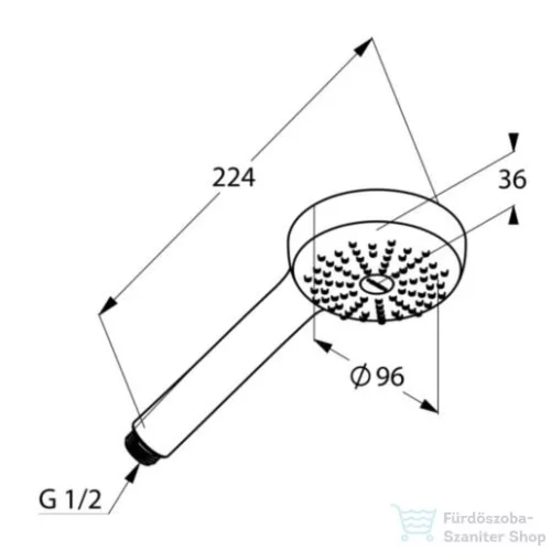 Kludi Logo kézizuhany 1s NA 15 6810005-00