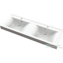   Sapho FLAVIA öntöttmárvány duplamosdó, 140x10x50cm (68141)