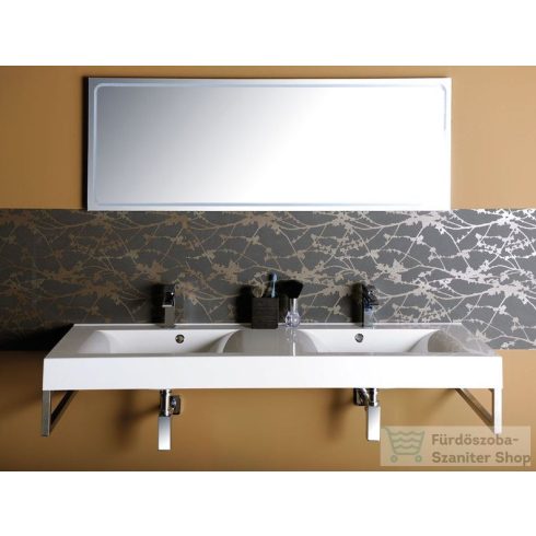 Sapho FLAVIA öntöttmárvány duplamosdó, 140x10x50cm (68141)