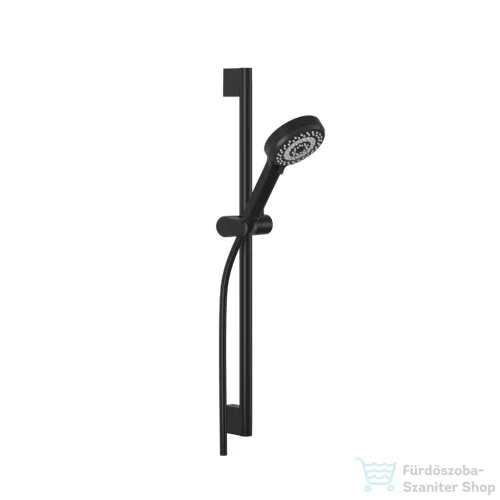 Kludi DIVE S rudas zuhanyszett (60 cm) 1 funkciós kézi zuhannyal, matt fekete 6861039-00