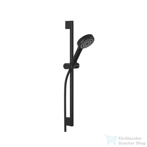 Kludi DIVE S rudas zuhanyszett (60 cm) 3 funkciós kézi zuhannyal, matt fekete 6863039-00