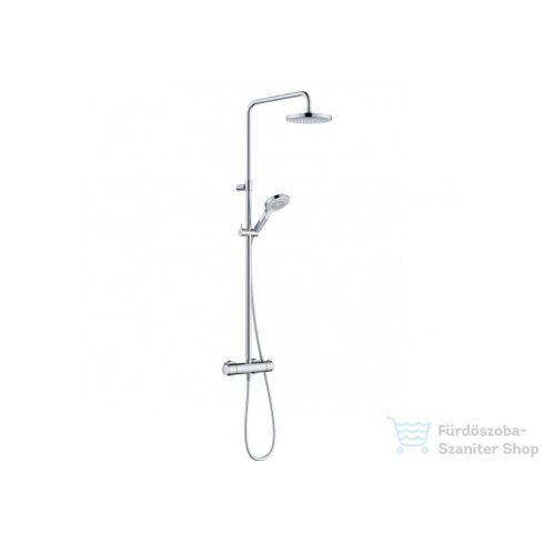 Kludi DIVE DSS termosztátos zuhanyrendszer 20 cm-es fejzuhannyal,zuhanyszettel,króm 6907905-00