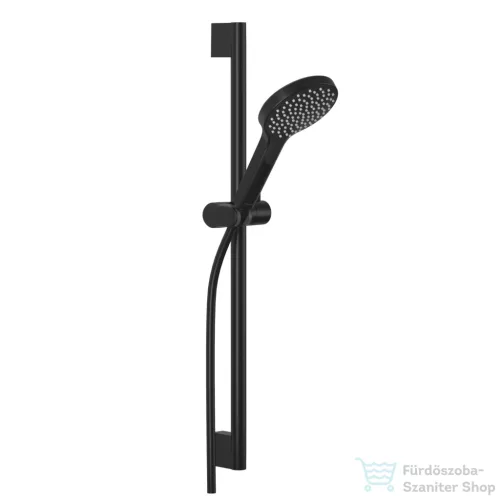 Kludi DIVE X rudas zuhanyszett (60 cm) 1 funkciós kézi zuhannyal, matt fekete 6961039-00