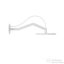   Bugnatese 22,5 cm-es fejzuhany 35 cm-es zuhanykarral,matt fehér 69848BI