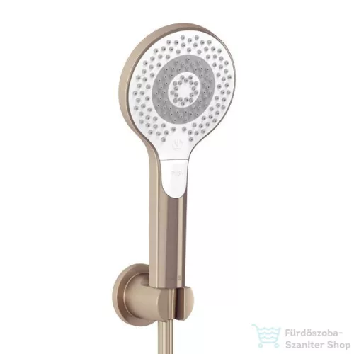 Kludi DIVE X 3S zuhanyszett, szálcsiszolt bronz/fehér 69950N1-00
