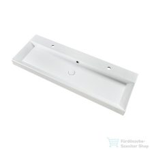 Marmy SAVONA 125x45 öntött márvány mosdó 2 csaplyuk