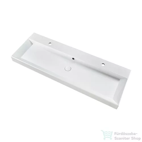 Marmy SAVONA 125x45 öntött márvány mosdó 2 csaplyuk