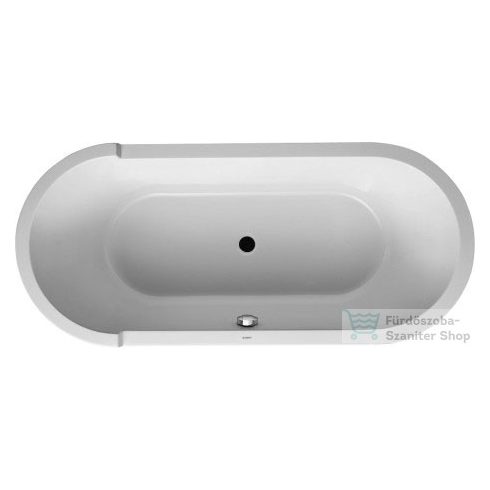 Duravit Starck 180x80 ovális fürdőkád, beépíthető változat, két háttámlával 700009000000000 ( 700009 )