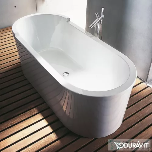 Duravit Starck szabadon álló fürdőkád, két háttámlával, akril előlappal és állvánnyal 700010000000000 ( 700010 )