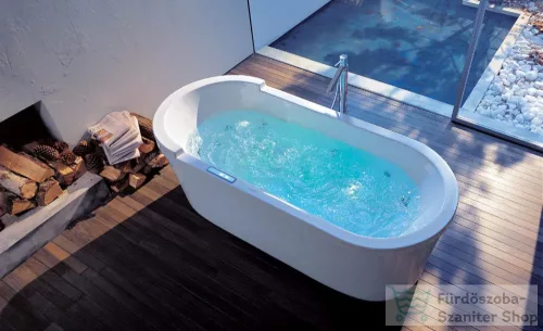 Duravit Starck szabadon álló fürdőkád, két háttámlával, akril előlappal és állvánnyal 700010000000000 ( 700010 )