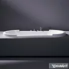 Duravit Starck 190x90 ovális fürdőkád, beépíthető változat, két háttámlával 700011000000000 ( 700011 )