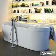   Duravit Starck szabadon álló fürdőkád, két háttámlával, akril előlappal és állvánnyal 700012000000000 ( 700012 )